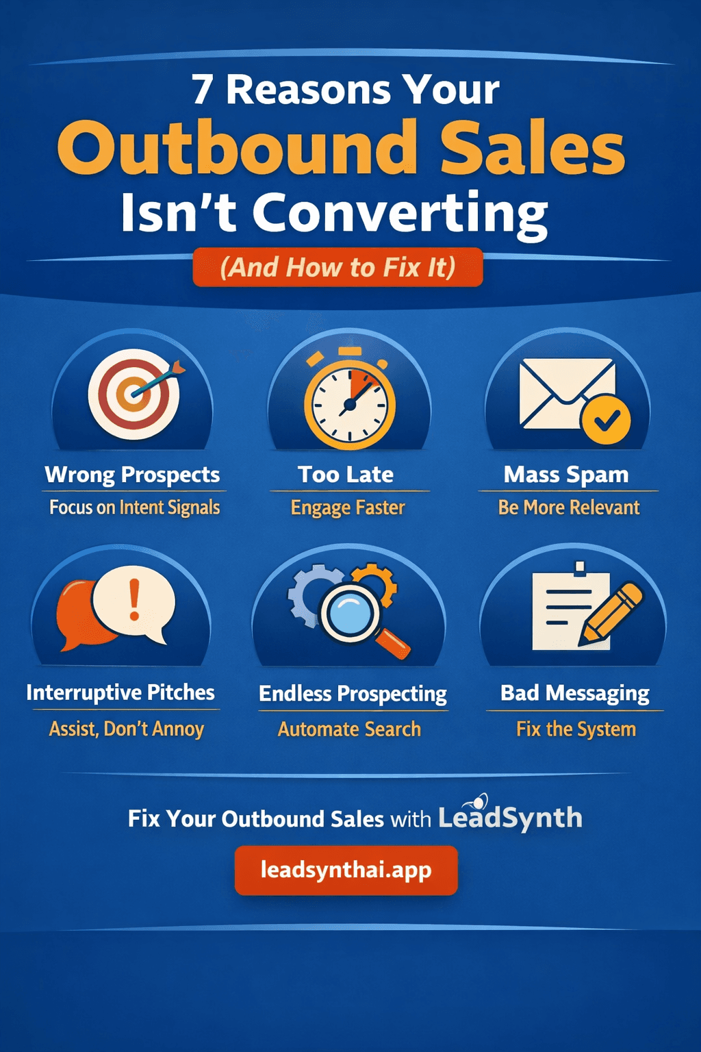 7 Reasons Your Outbound Sales Isn't Converting (And How to Fix It)